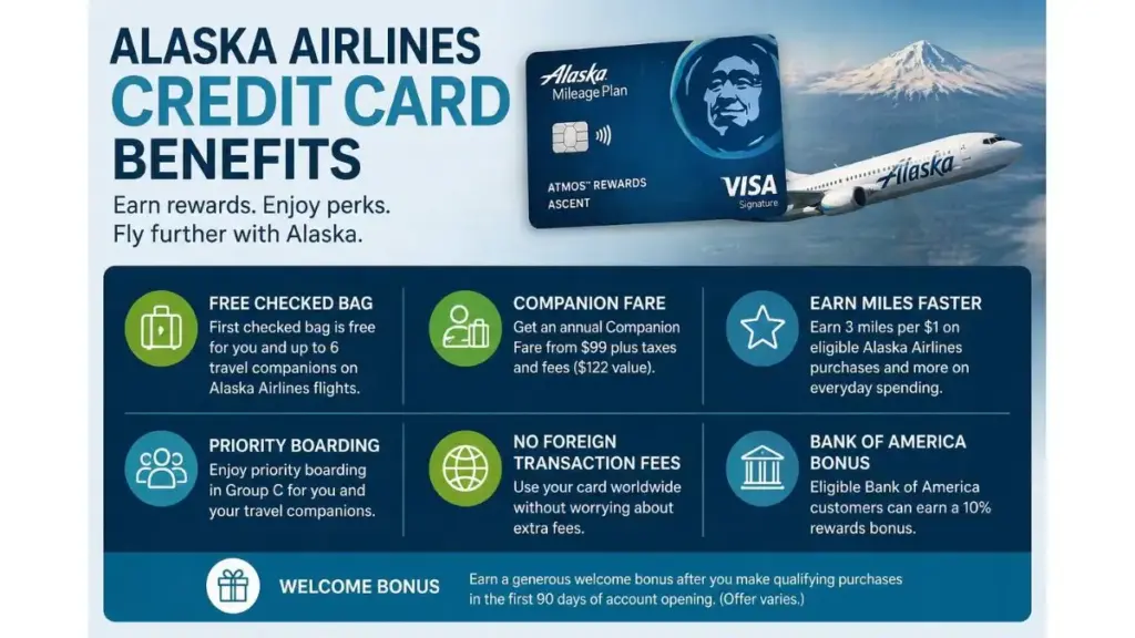 Alaska Airlines Credit Card Benefits