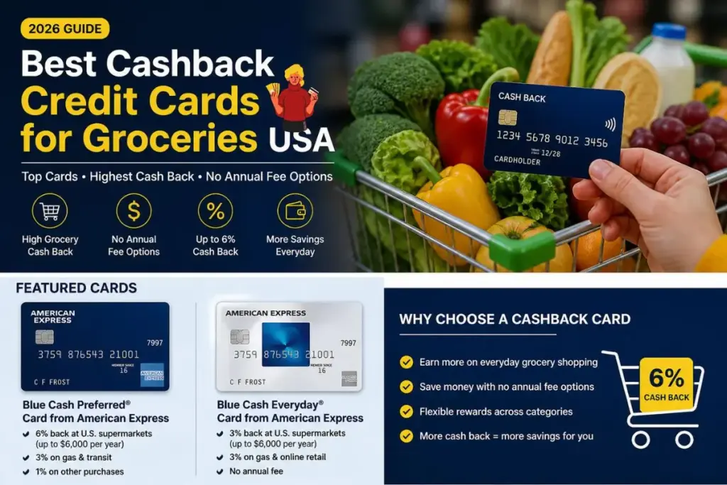 Best Cashback Credit Cards for Groceries USA